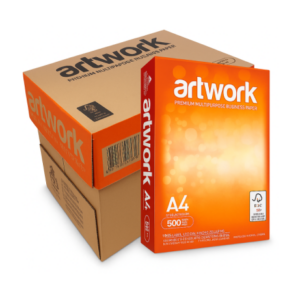 Caja x 5 resmas Atwork A4 x 500 hojas 70 grs.