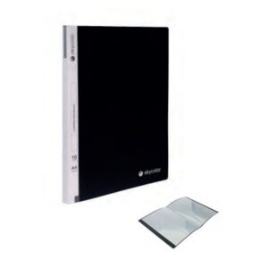 Carpeta de folios x 20 (Negra / Celeste)