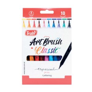 Art Brush Trabi Marcador Punta Pincel x 10 para Lettering