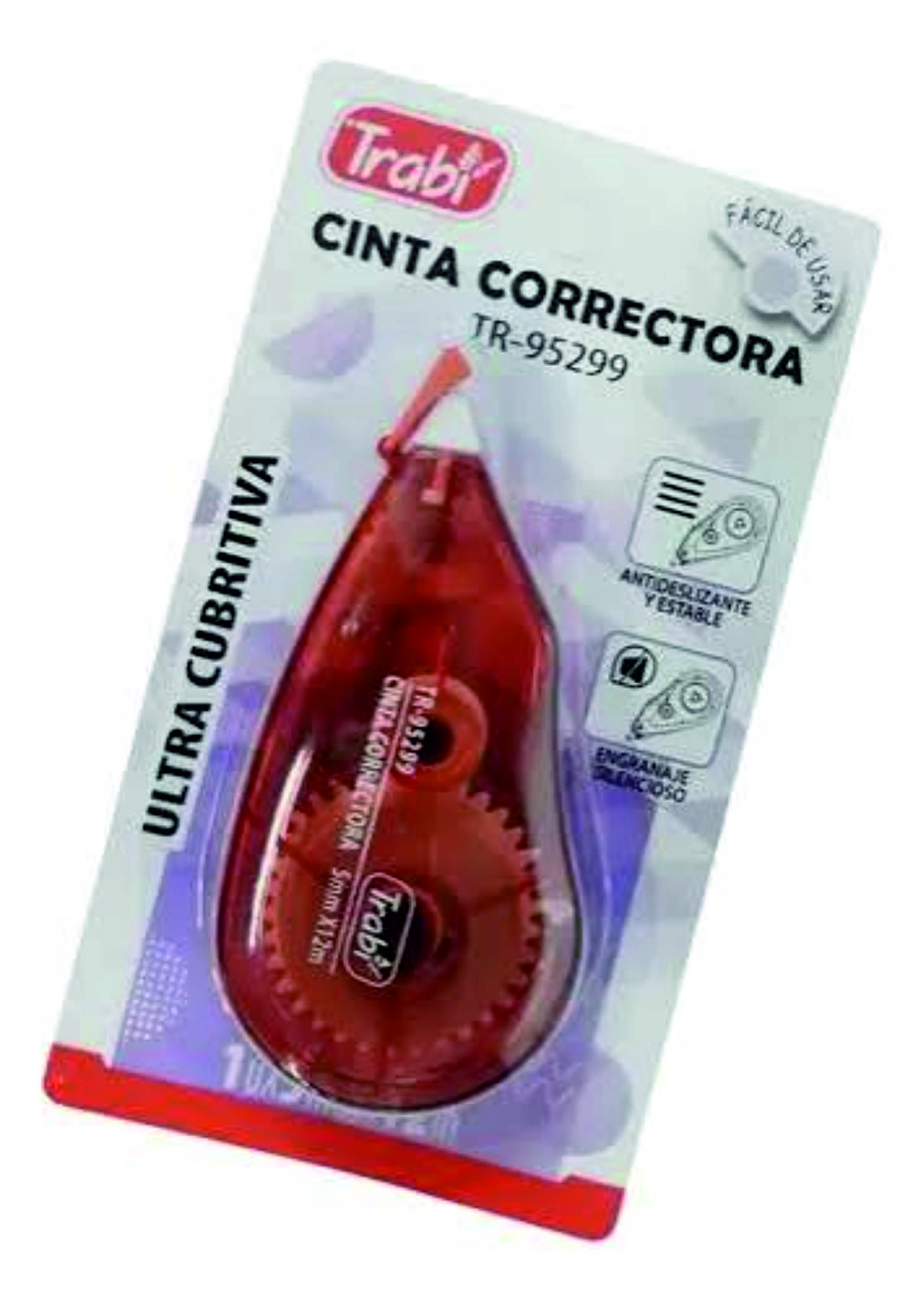 Cinta Correctora Tabi de 5mm x 12 metros varios colores