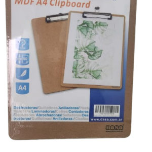 Porta Block A4 Simil Madera Dasa