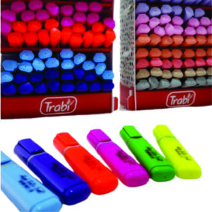 Pack x 3 Resaltadores Trabi High Texter Fluor / Pastel(Surtidos)