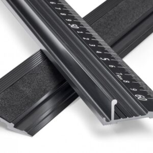 Regla de corte de seguridad de Aluminio DASA 60 cm.