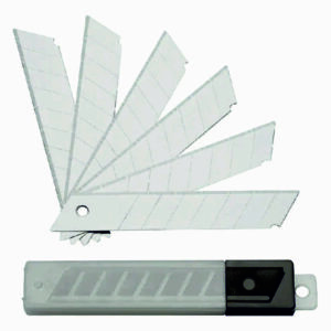 Repuesto Cutter 18 mm cortante Plástico x10 unidades
